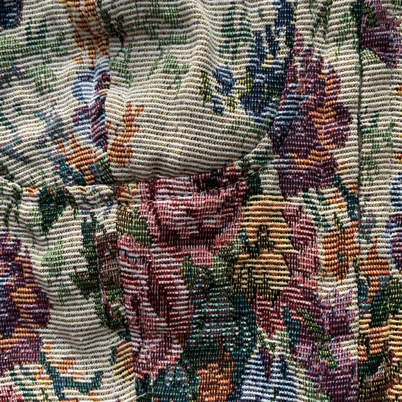 Cropped Corset Top Vintage Floral - Picture 4 of 5